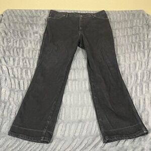Wrangler 938BLK Mens Black Cowboy Cut Slim Fit Jeans 40x30 Denim Pants